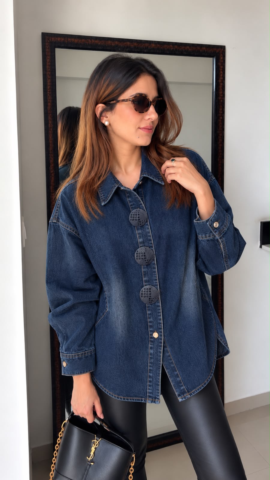 Oversized Denim Shirt