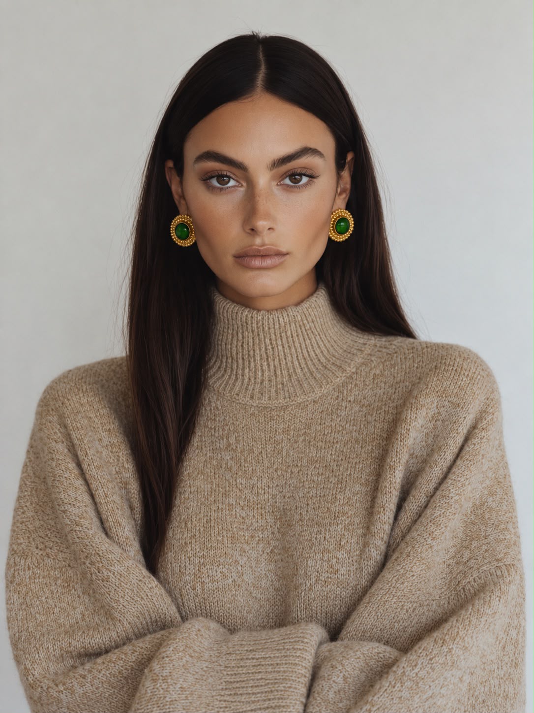 Premium Gemstone Statement Earrings
