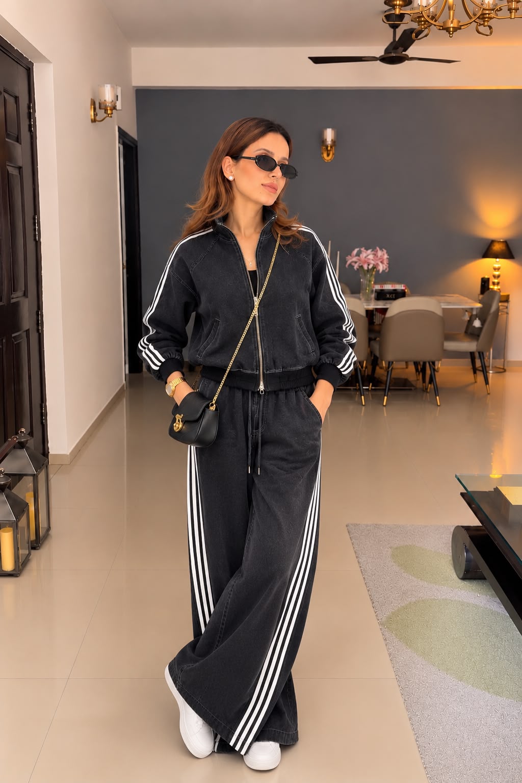 Denim lounge wear