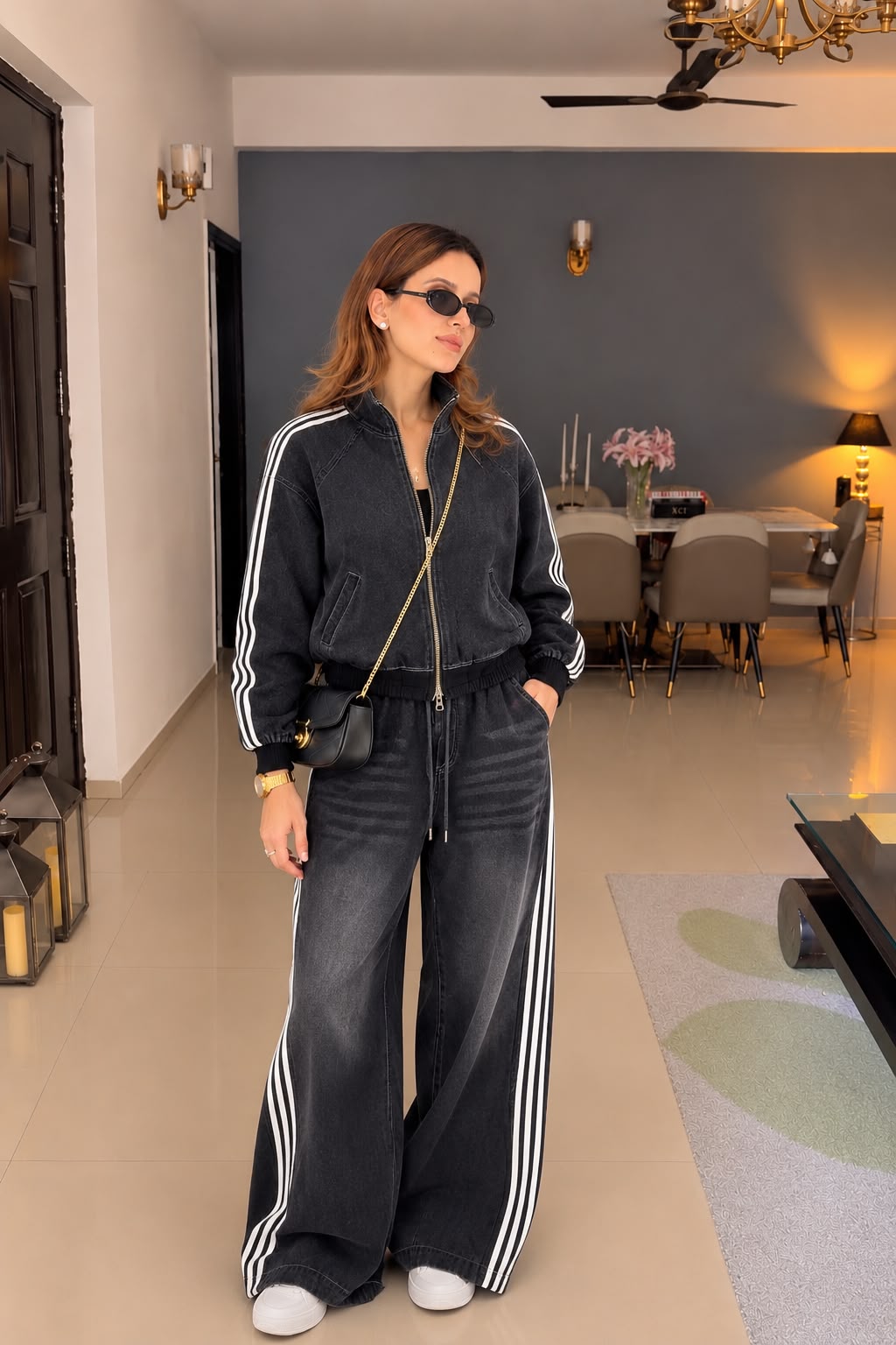 Denim lounge wear