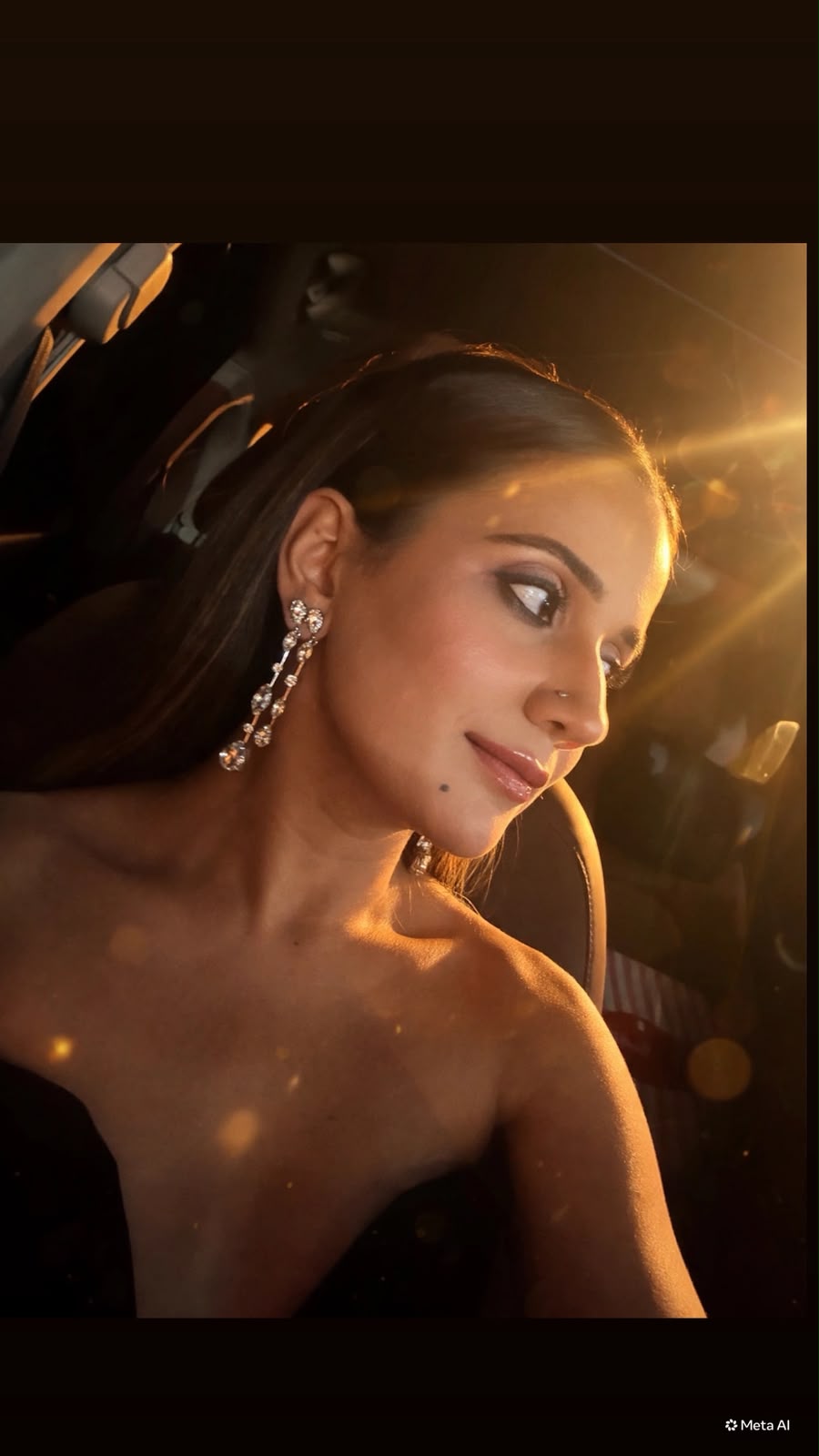 Allure Crystal Tassel Earrings