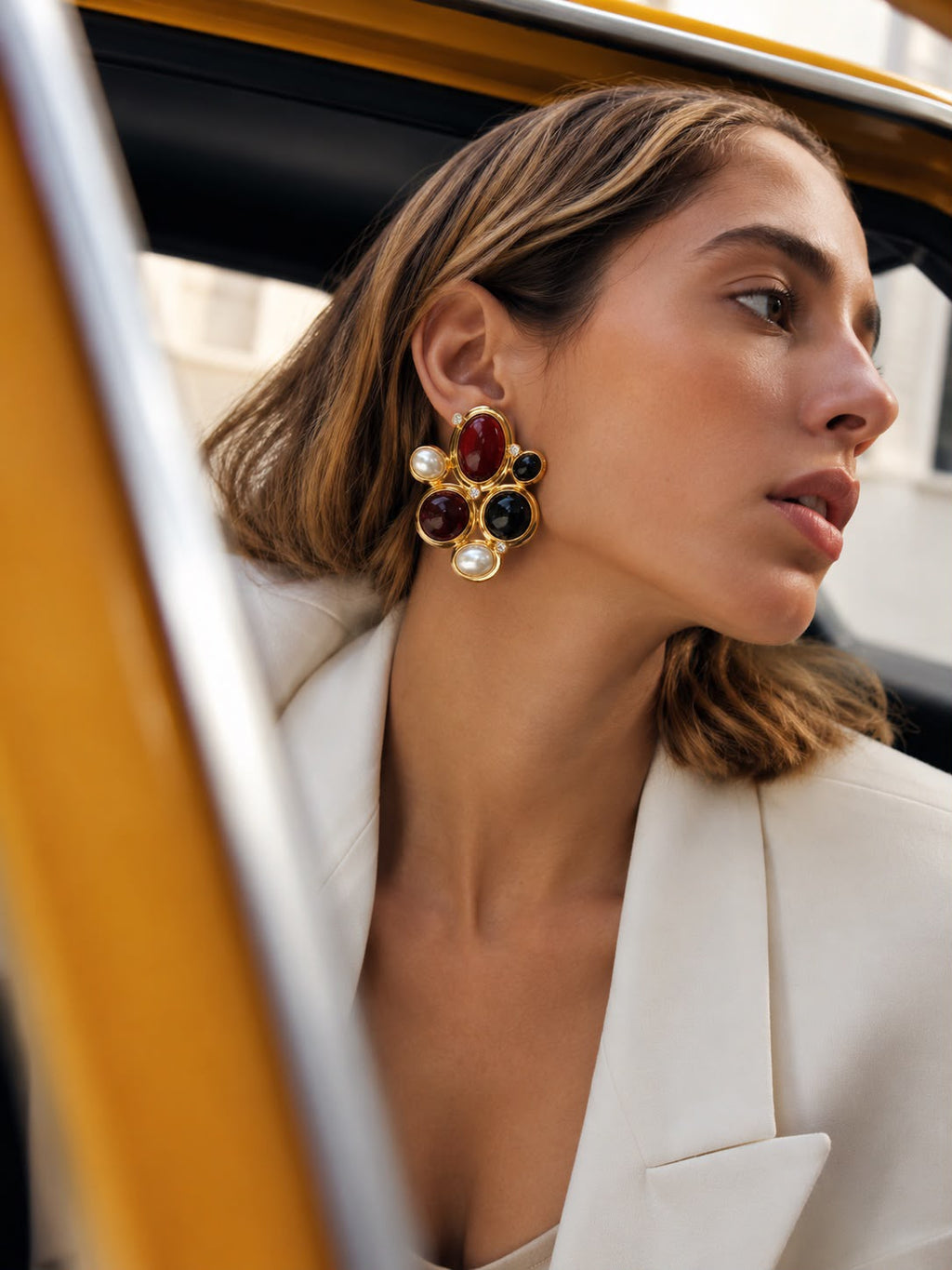 Élan Statement Studs Earrings
