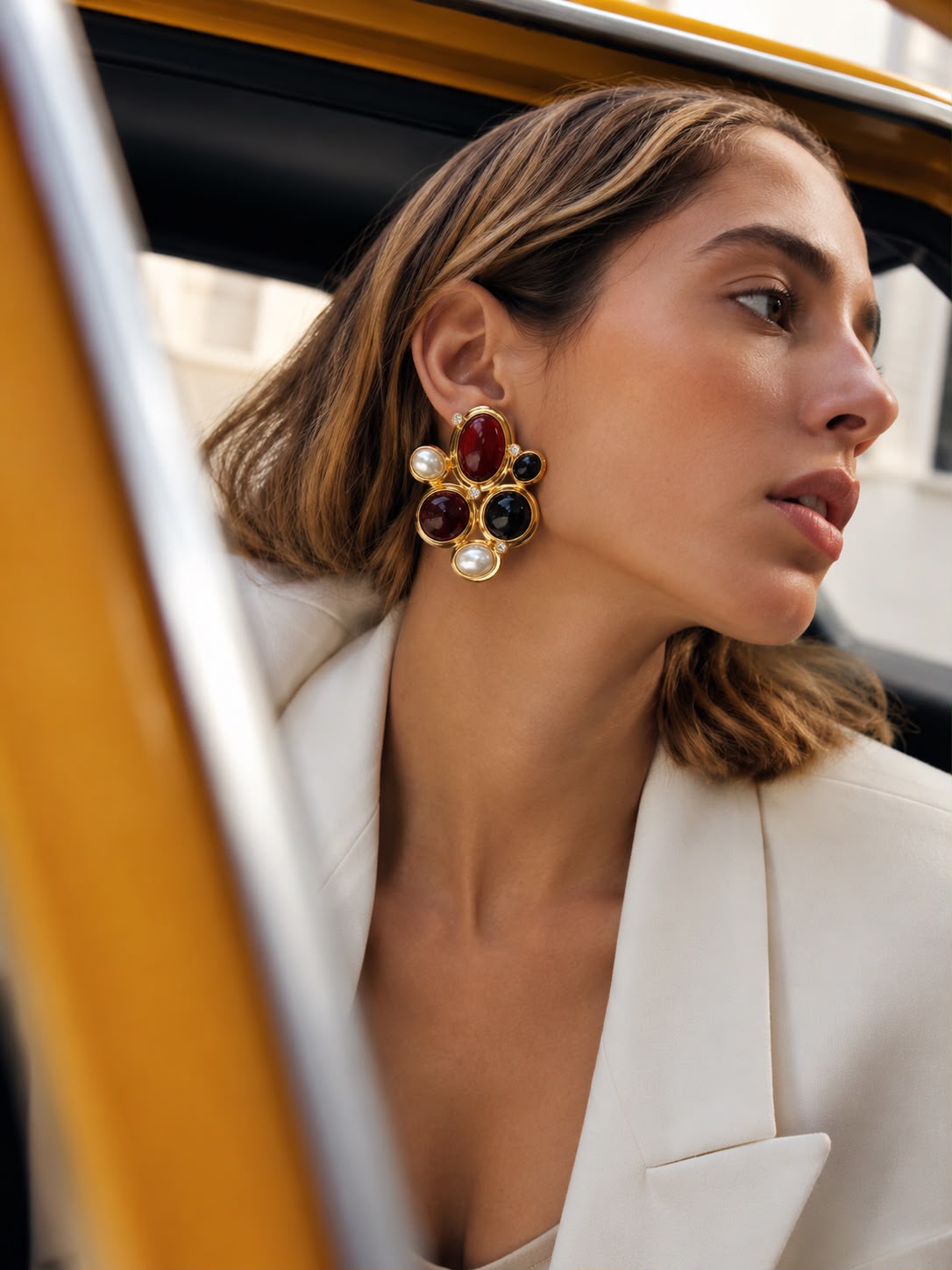 Élan Statement Studs Earrings