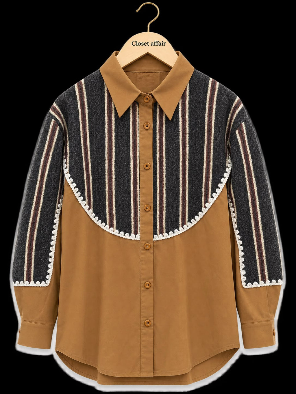 Stylish Muse Fall Knit Shirt