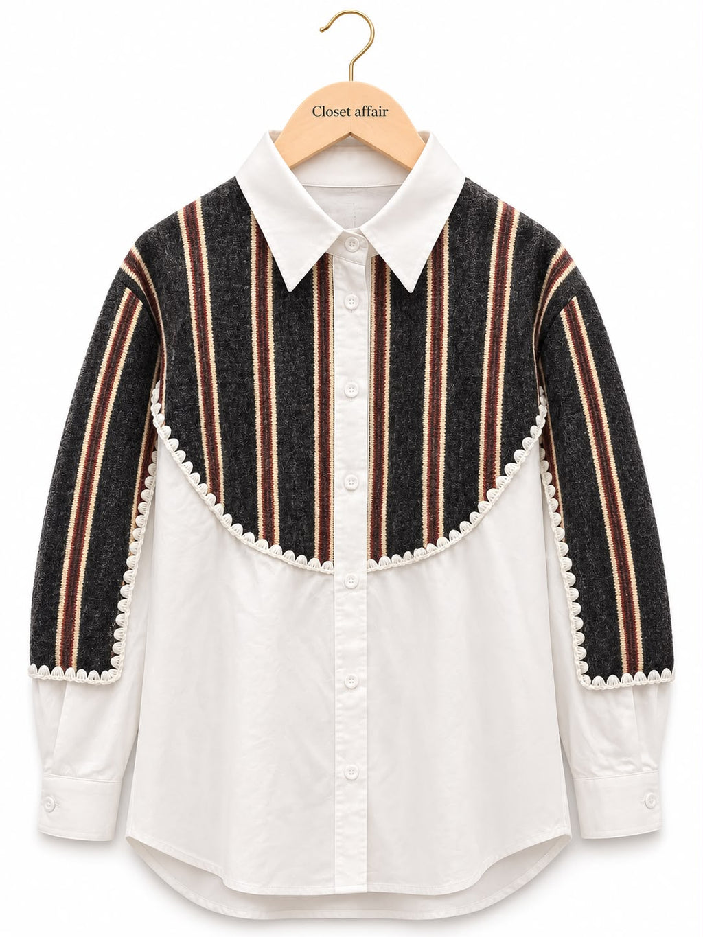 Stylish Muse Fall Knit Shirt
