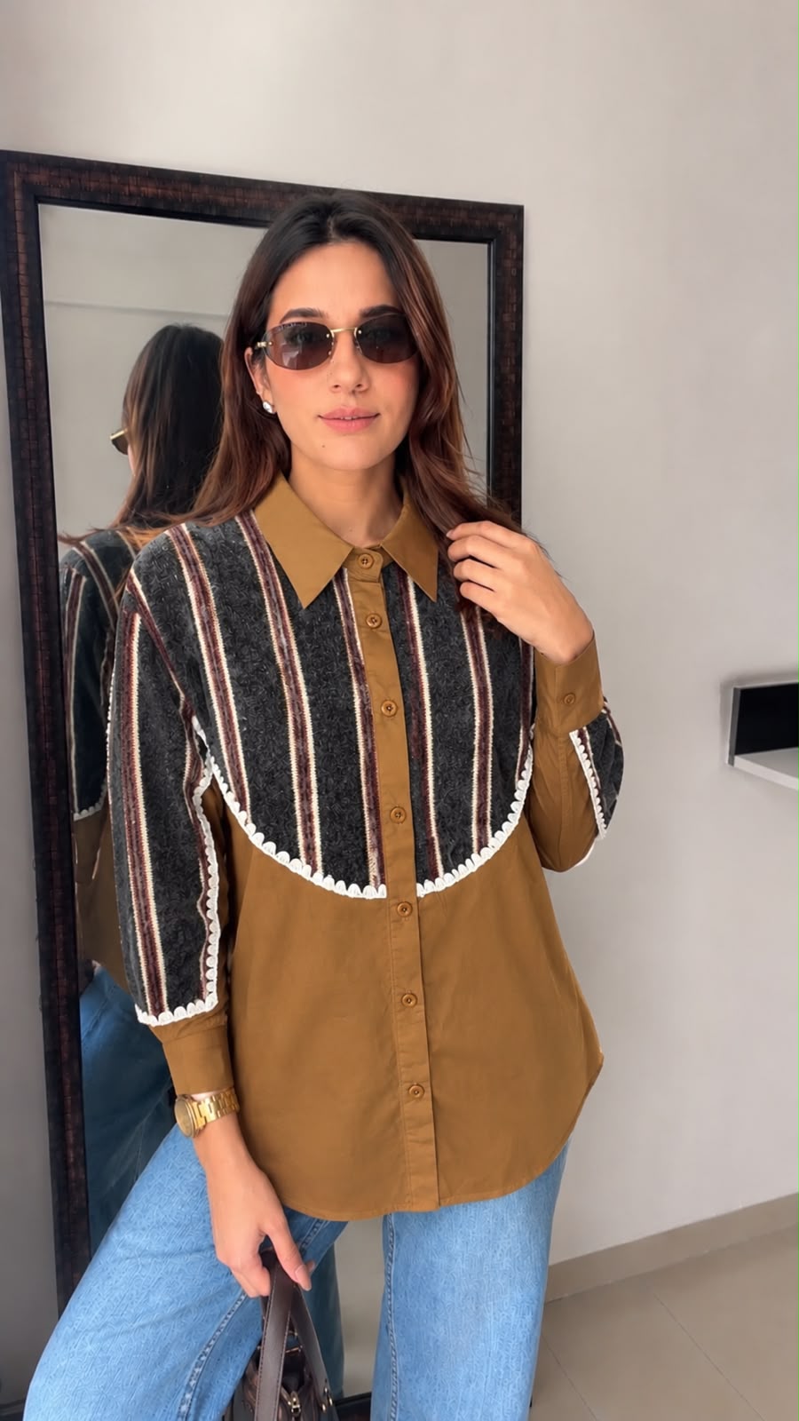 Stylish Muse Fall Knit Shirt