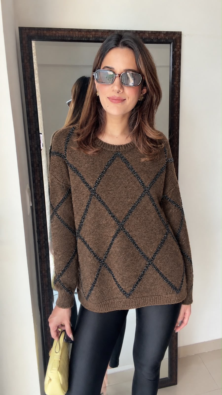 Criss Cross Knit  Fall Jumper