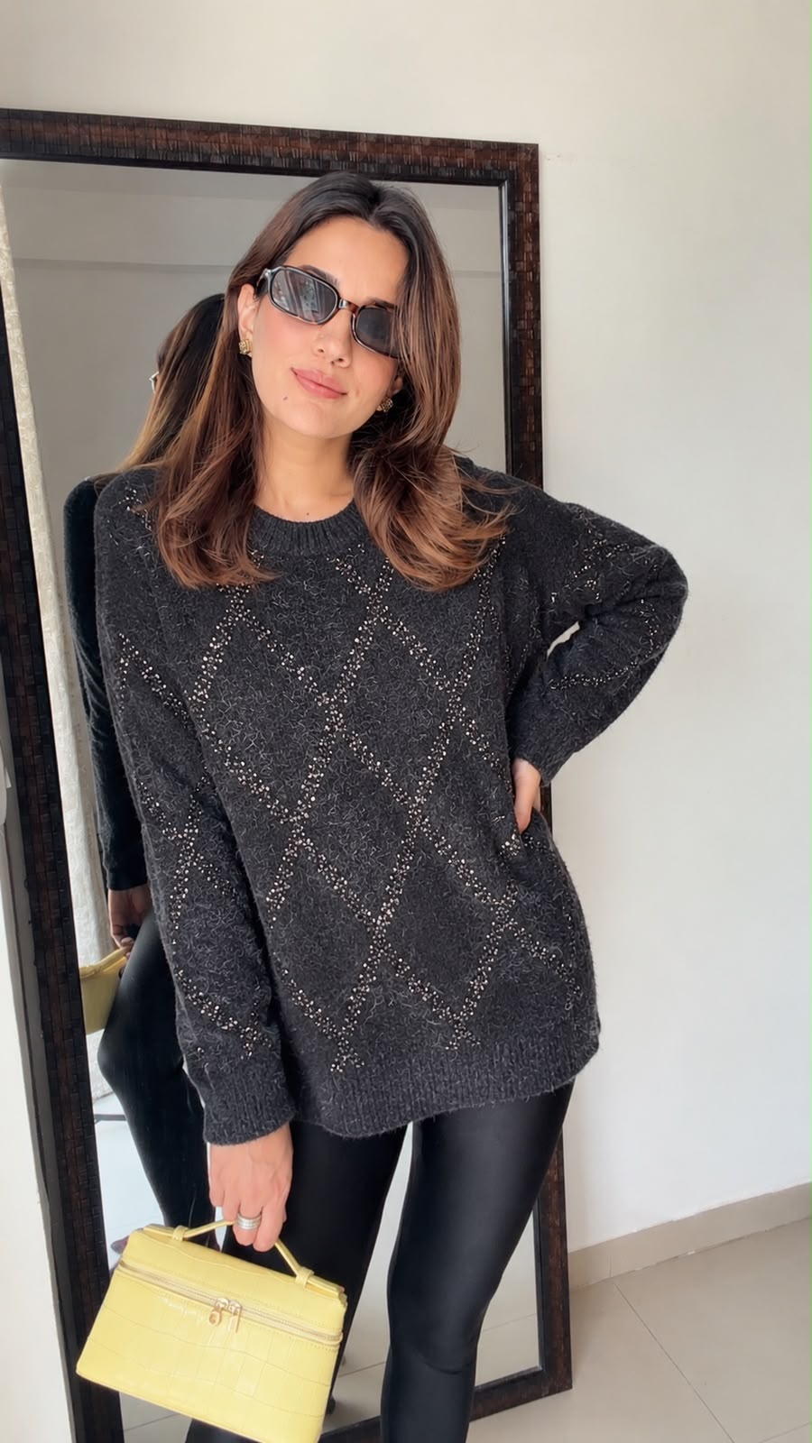 Criss Cross Knit  Fall Jumper