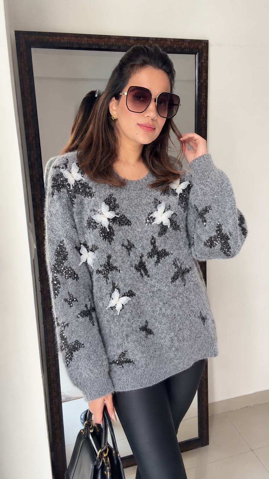 Butterfly Knit Fall Jumper