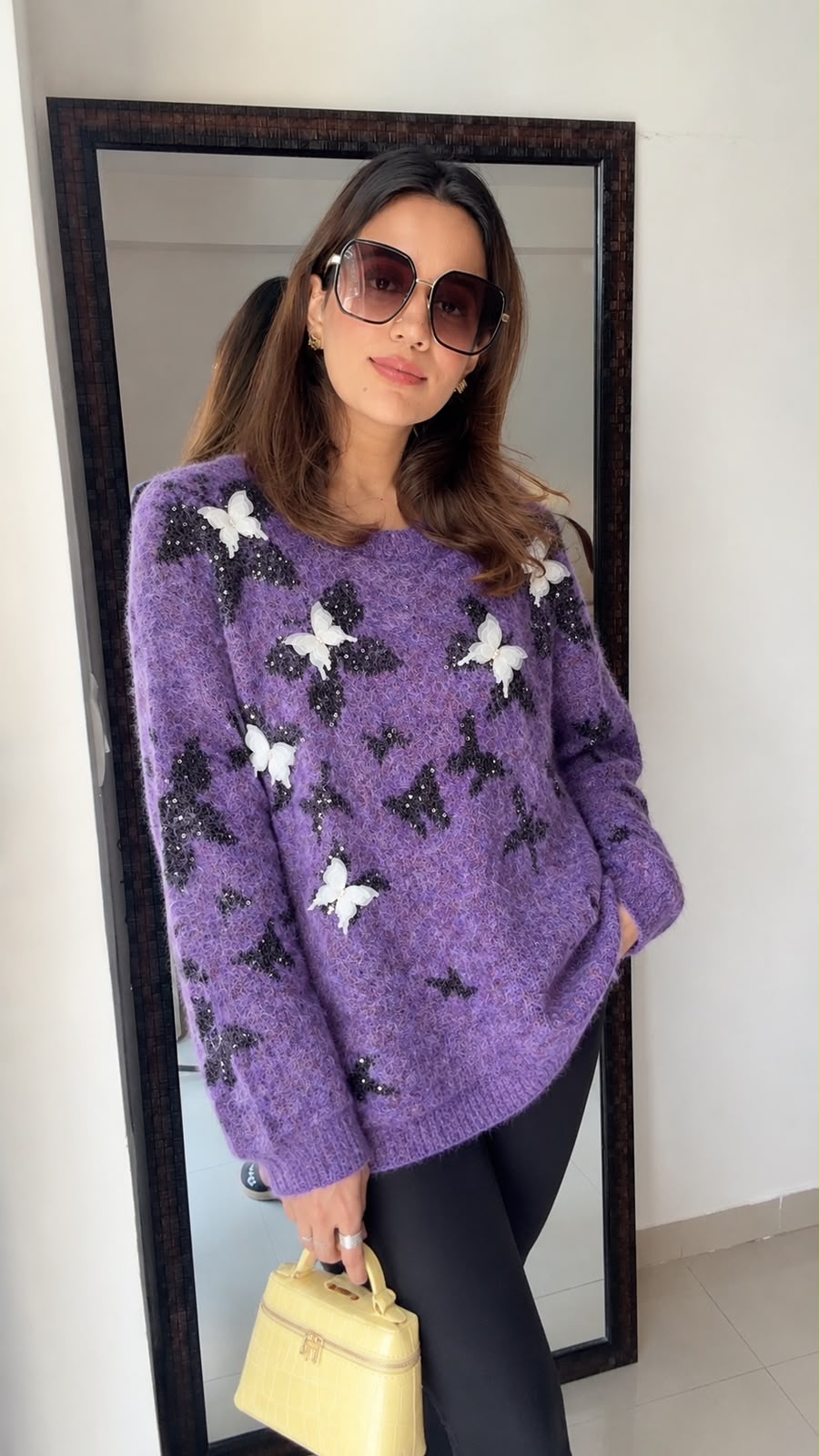 Butterfly Knit Fall Jumper