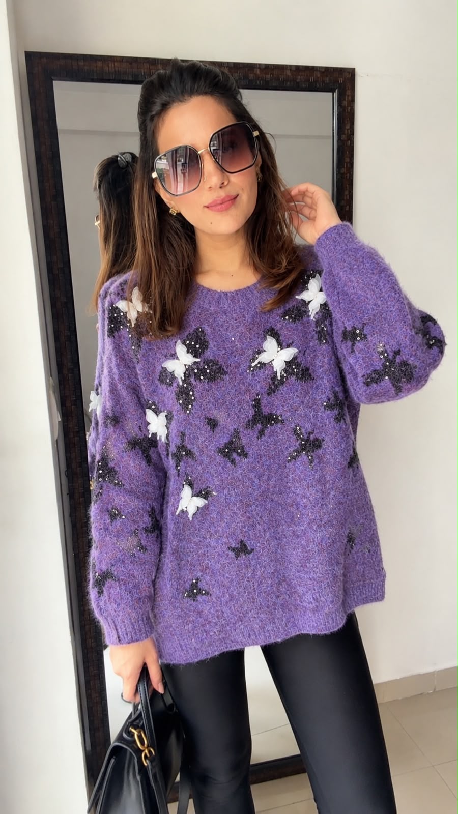 Butterfly Knit Fall Jumper