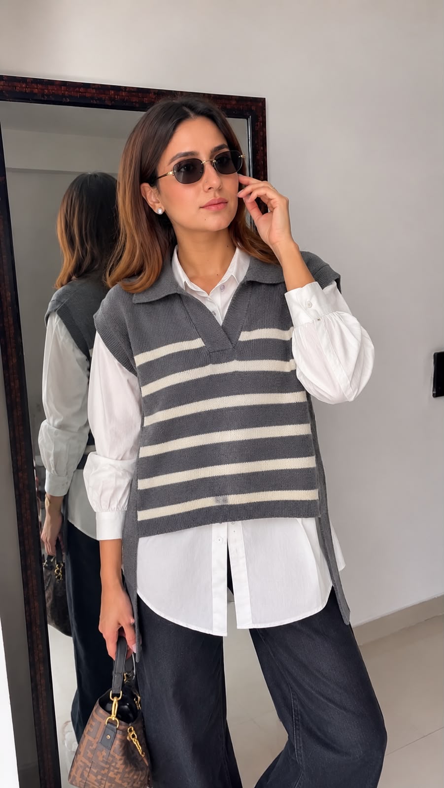 Signature Stripe Fall Knit Shirt