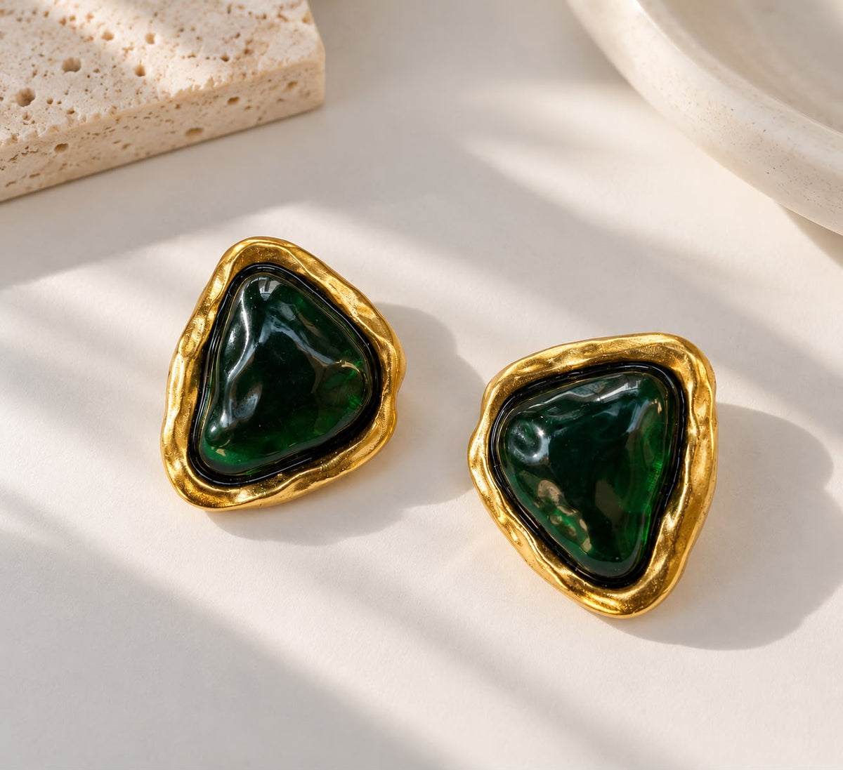 Lux Gold Statement Earrings