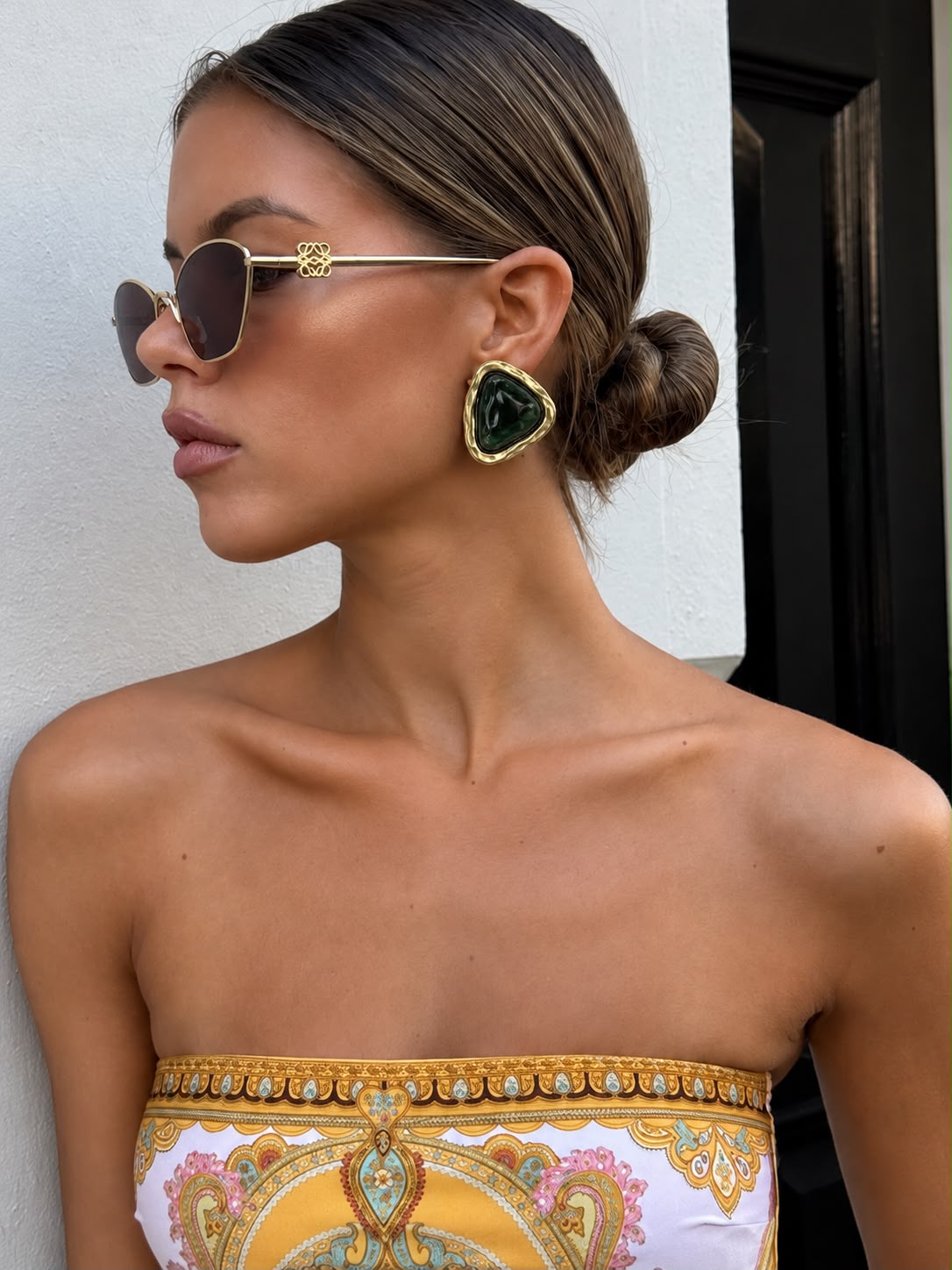 Lux Gold Statement Earrings