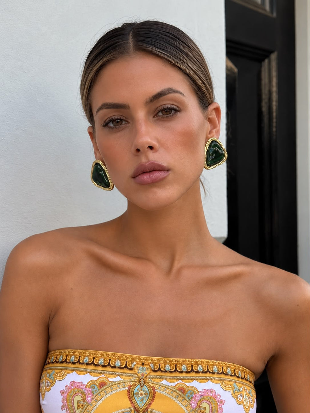 Lux Gold Statement Earrings