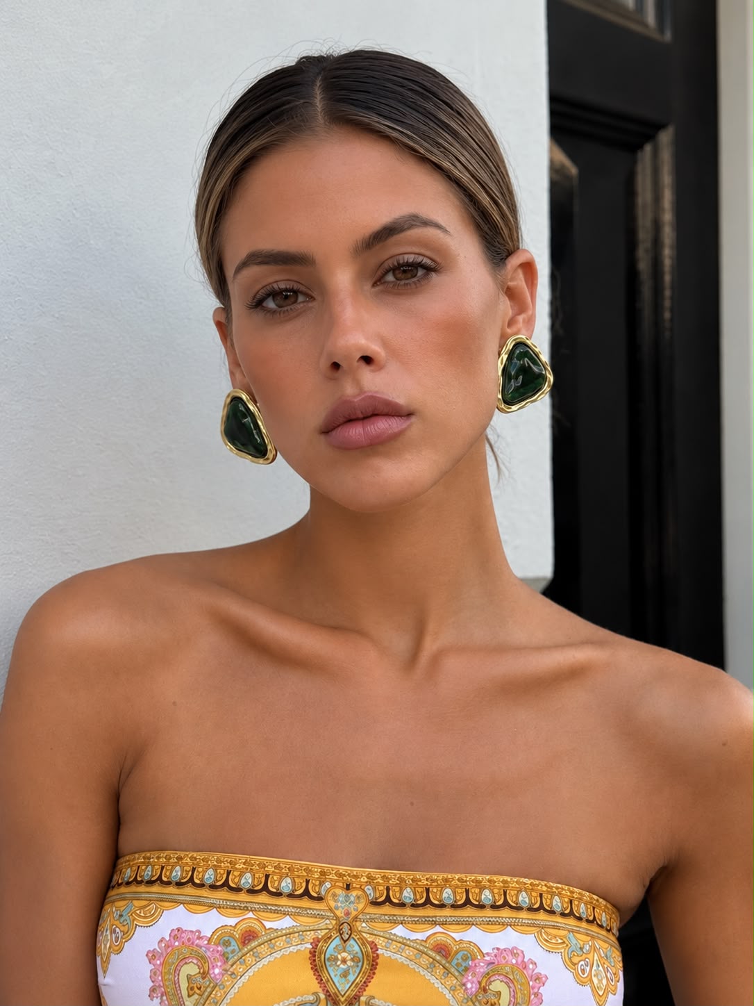 Lux Gold Statement Earrings