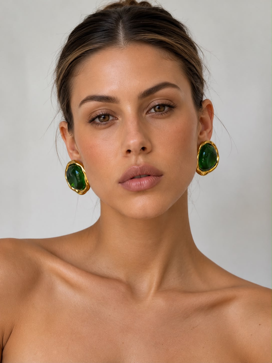 Luxe buttoned Earrings