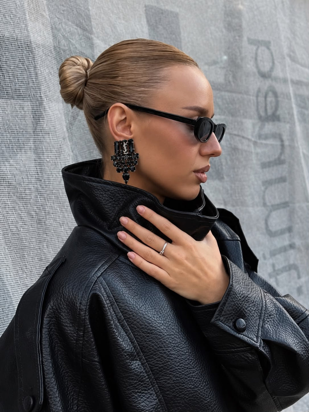 Crystal Statement Drop Earrings