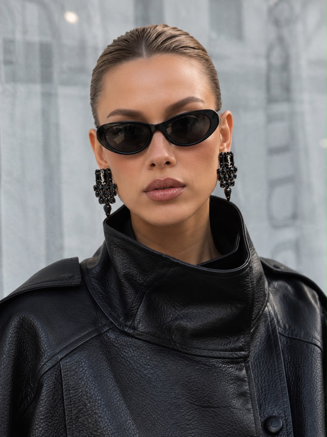 Crystal Statement Drop Earrings