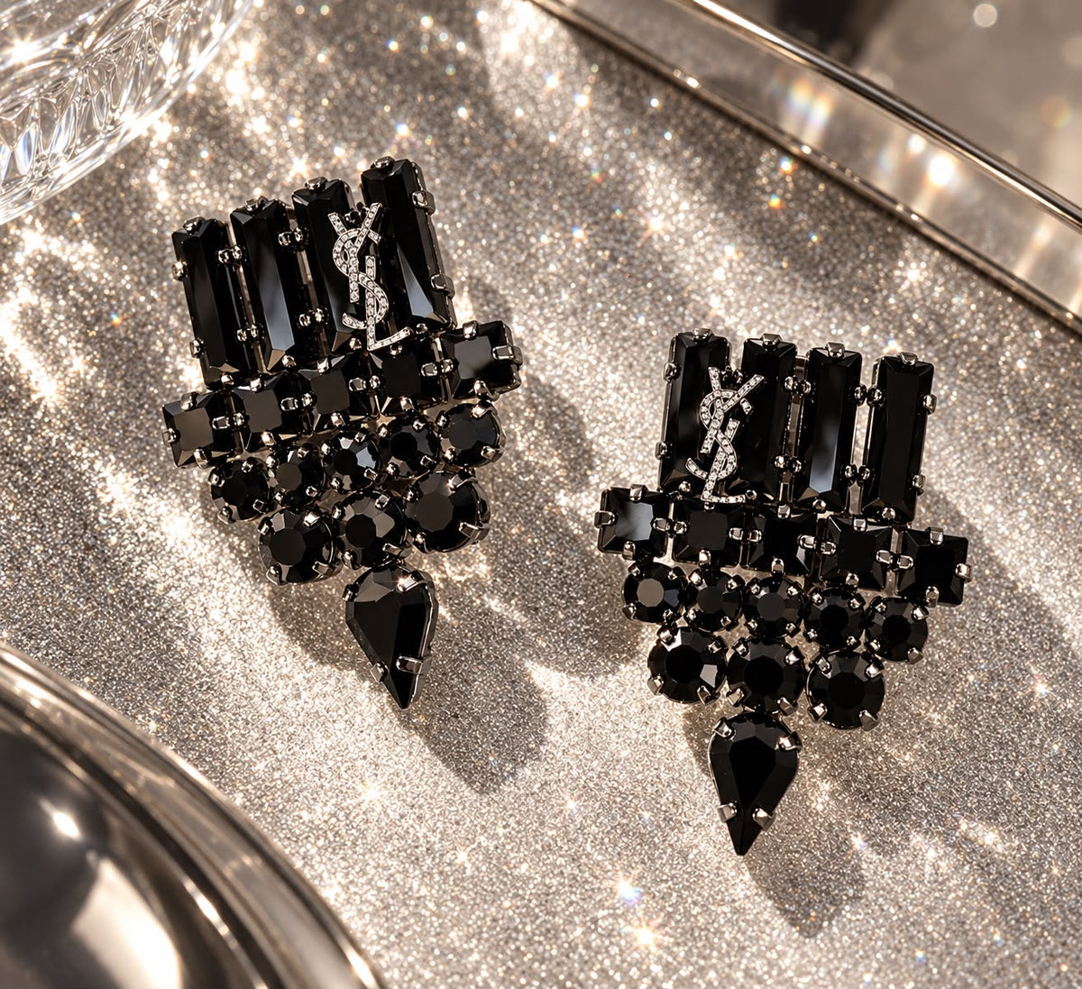Crystal Statement Drop Earrings