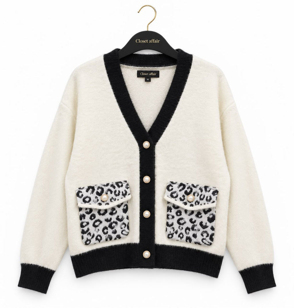 Fuzzy Knit Fall Cardigan