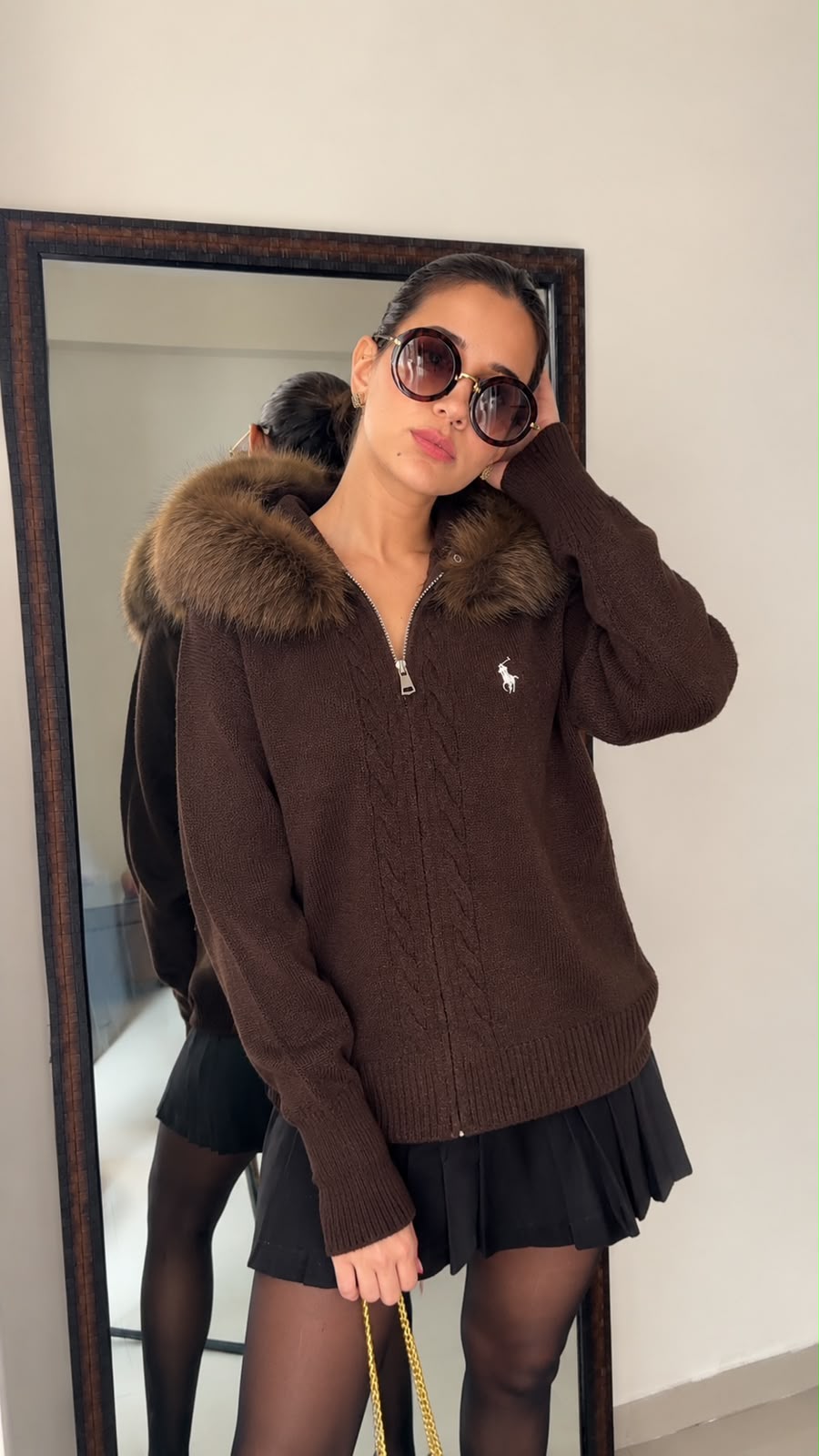 Chic Knit Fall Fur