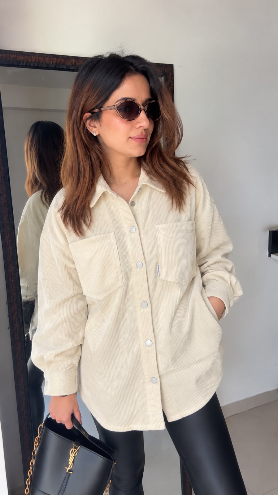 Oversized Corduroy Shirt