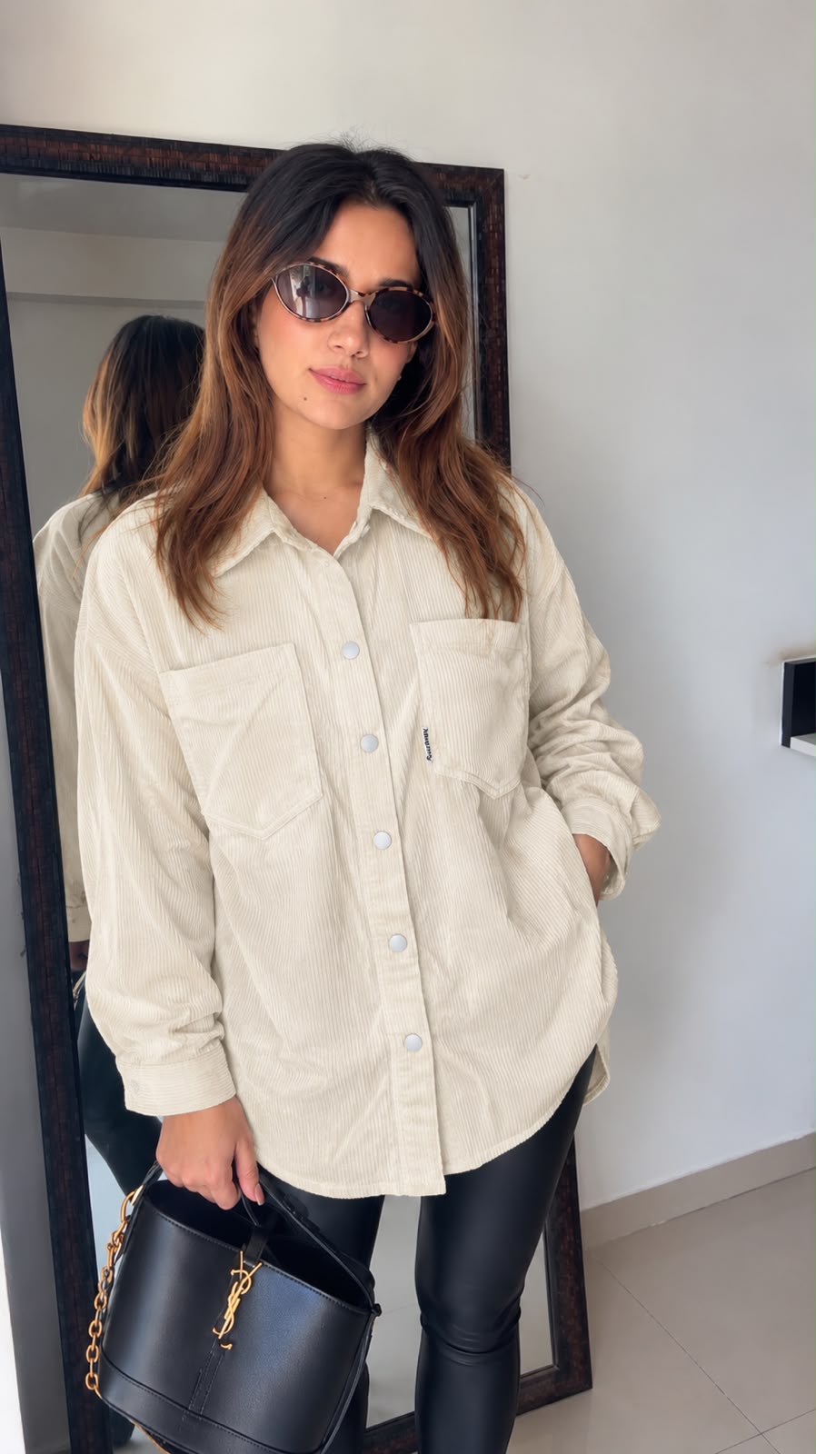 Oversized Corduroy Shirt