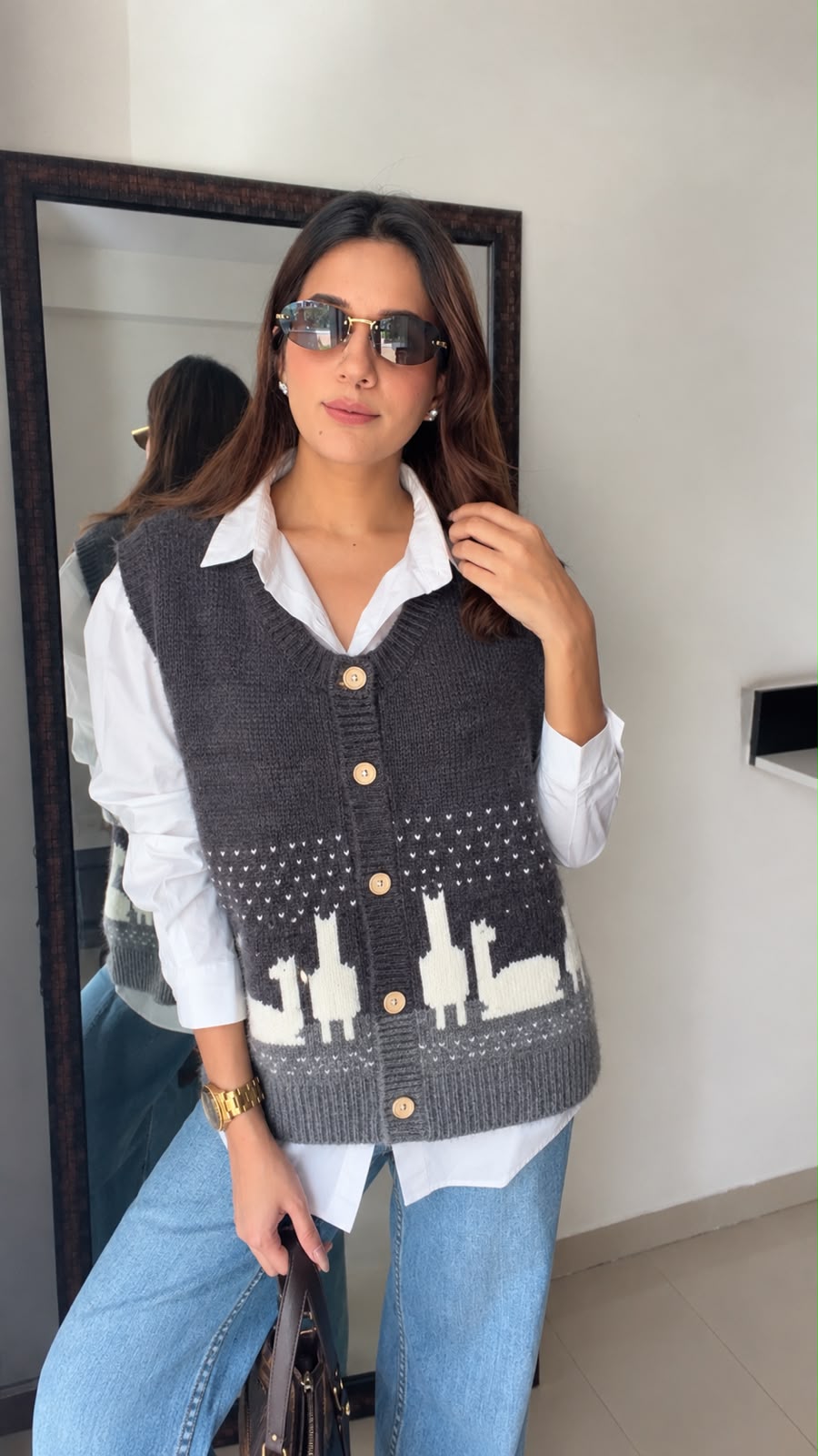 Little Farm Knit vest