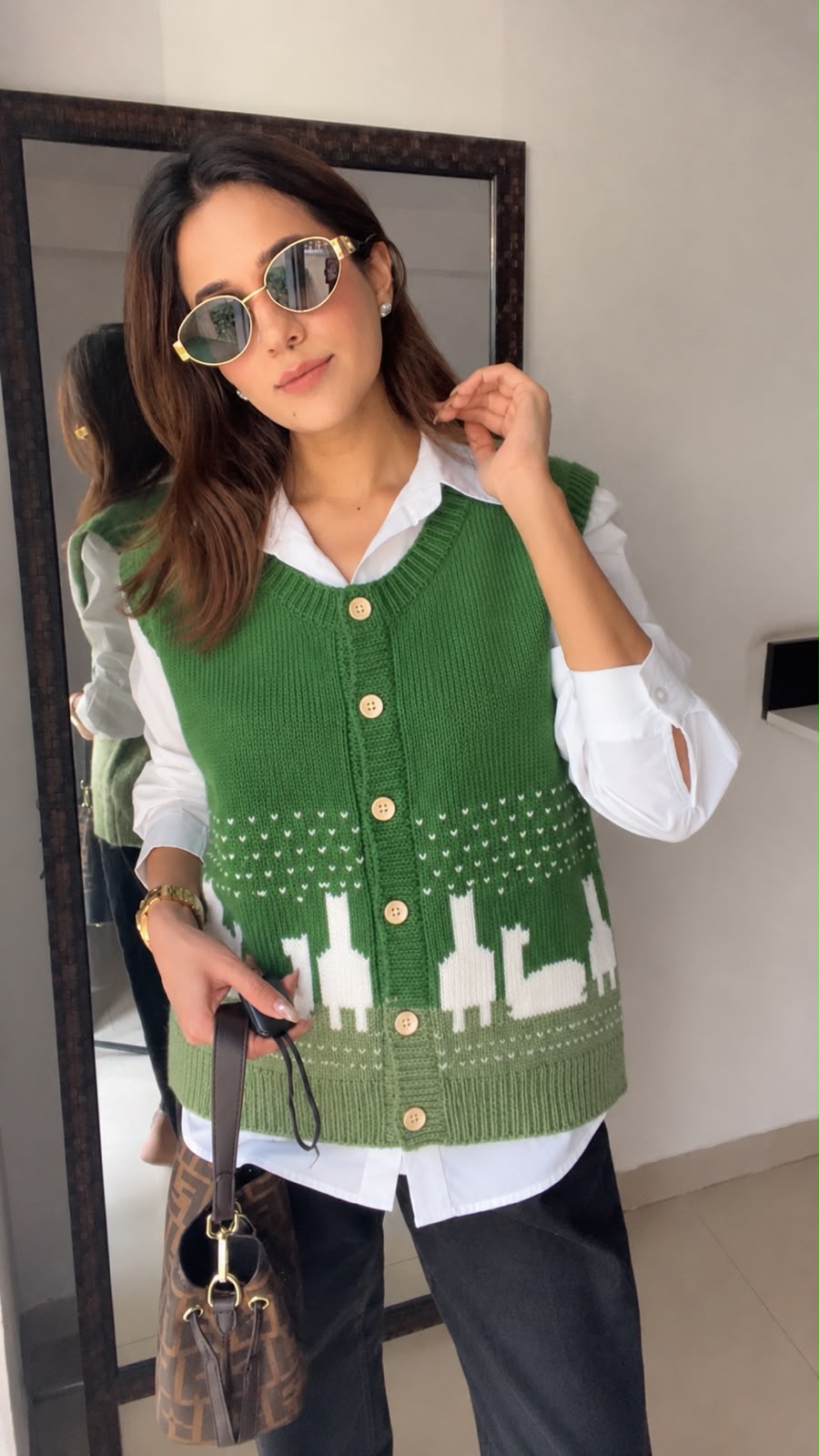 Little Farm Knit vest