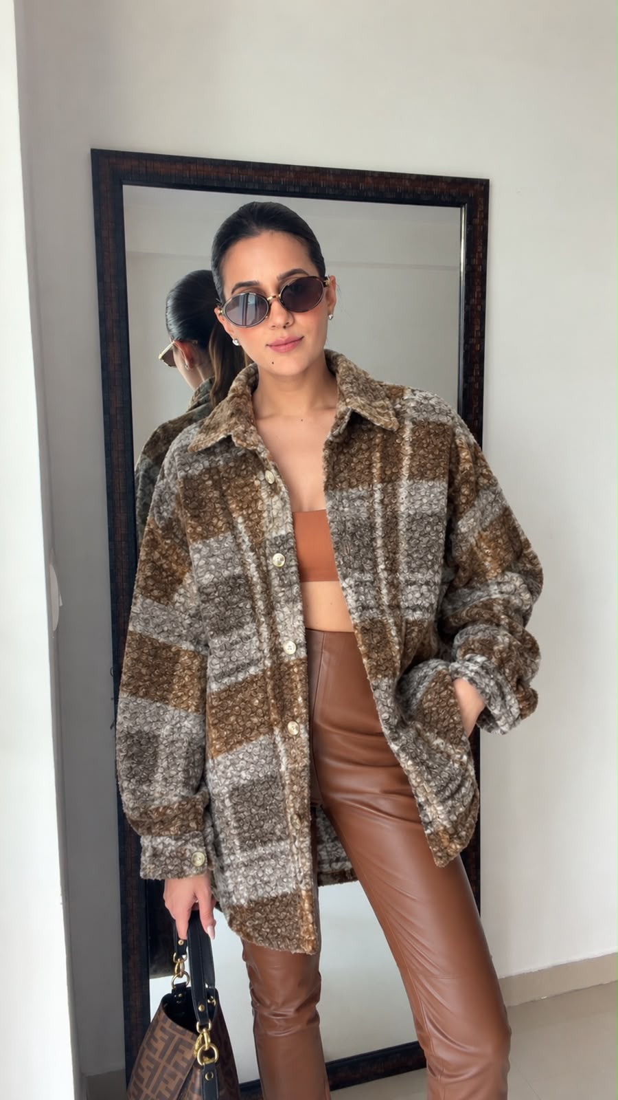 Timeless Fuzzy Plaid Fall Shacket