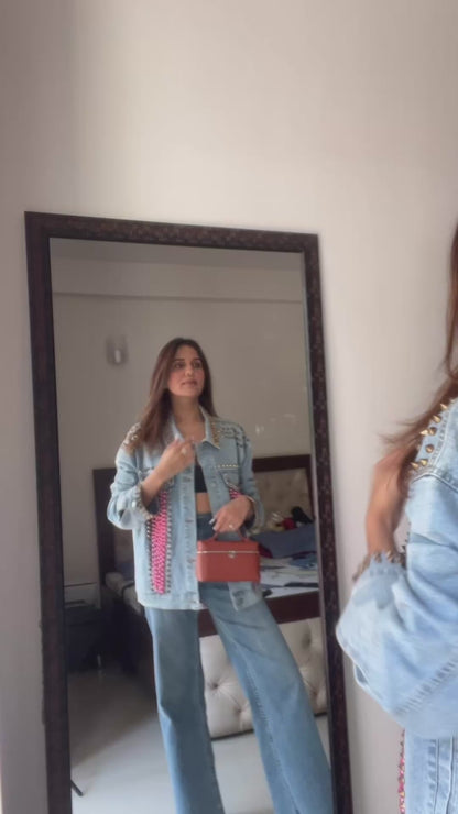 Denim Rivet Jacket
