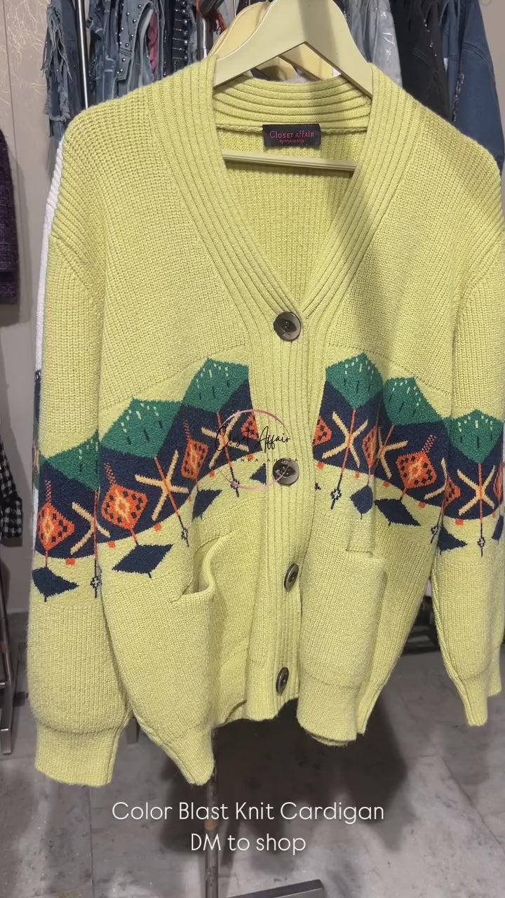 Oversized Knit Fall Cardigan Jumper