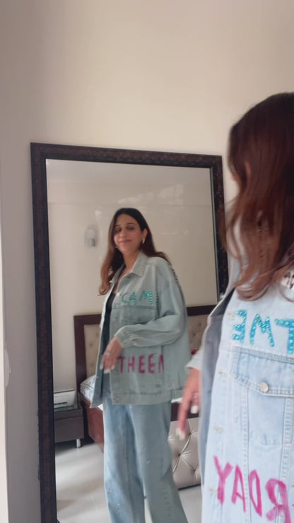 Statement Denim Fall Jacket