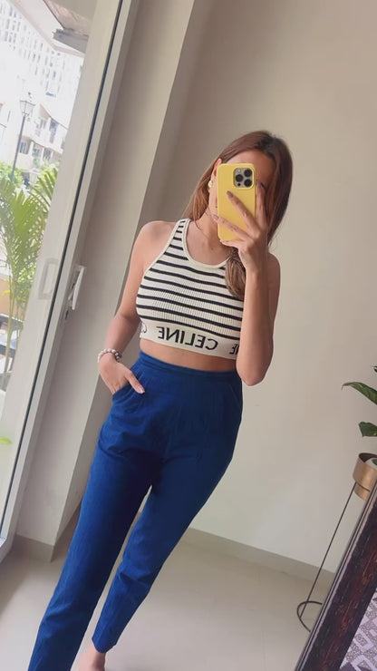 Striped Crop Top