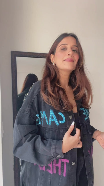 Statement Denim Fall Jacket